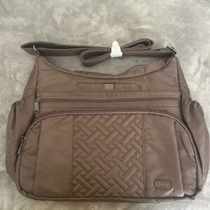 Lug Gallop crossbody in walnut brown NWOT